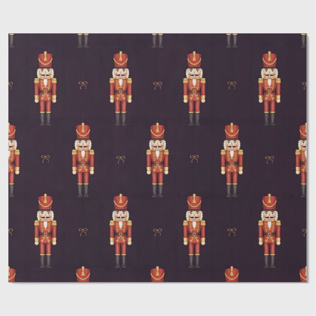 Nussknacker-Geschenkpapier Geschenkpapier (Flach)