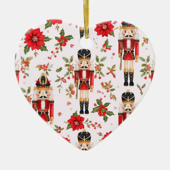 Nussknacker Keramik Ornament (Vorne)