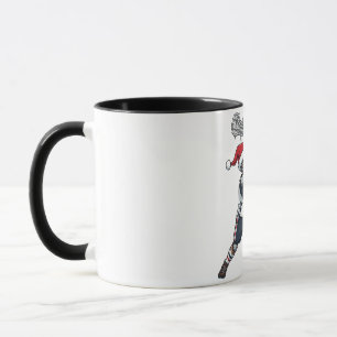 Nussknacker Lacrosse Spieler Weihnachts Sport Weih Tasse