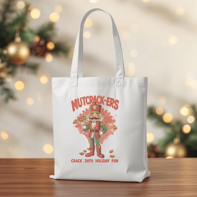 Nussknacker – Lustiger Weihnachts-Nussknacker-Wort Tragetasche (Von Creator hochgeladen)