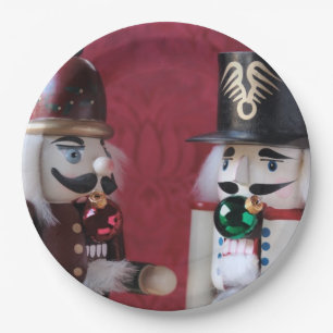 Nussknacker mit Ornamenten Pappteller