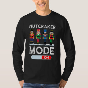 Nussknacker-Modus An Tanz Ballett Weihnachts-Pyja T-Shirt