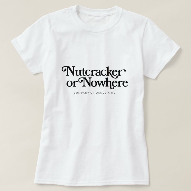 Nussknacker oder Nirgendwo T-Shirt (Design vorne)