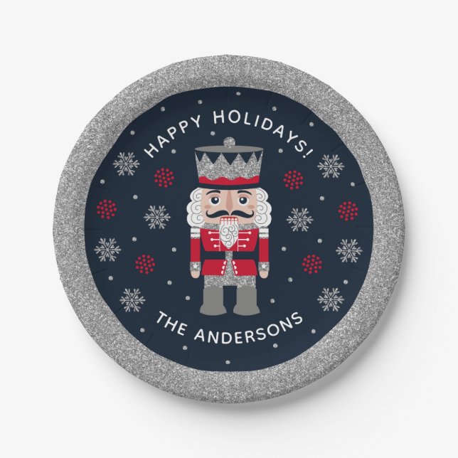 Nussknacker-Party-Platte Pappteller (Vorderseite)