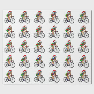 Nussknacker Radfahrer Weihnachten Fahrrad Xmas Spo Geschenkpapier