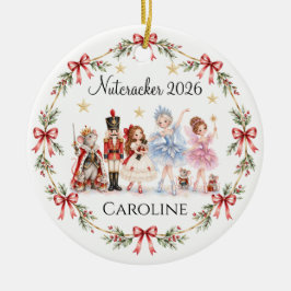 Nussknacker-Schneeflocken-Keramik-Ornament Keramik Ornament