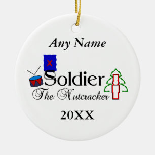 Nussknacker-Soldat Keramik Ornament