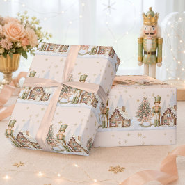 Nussknacker Soldat Lebkuchen Weihnachten Geburtsta Geschenkpapier