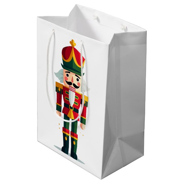 Nussknacker Soldat Mittlere Geschenktüte (Rückseite Schrägansicht)
