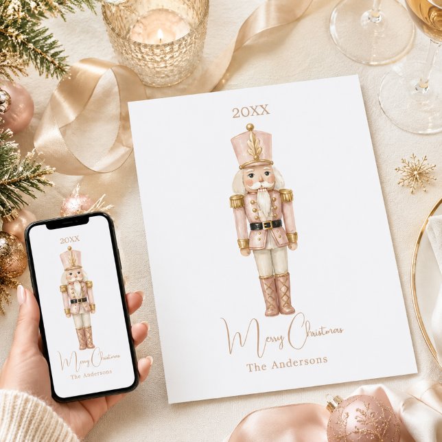Nussknacker Soldat rosa einfaches Weihnachten (Von Creator hochgeladen)