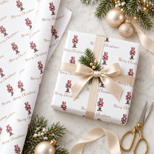 Nussknacker Soldat Weihnachten Geschenkpapier