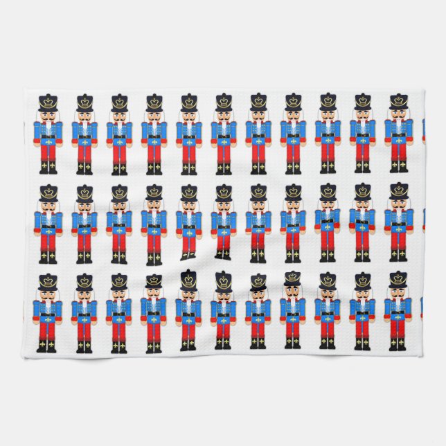 Nussknacker-Soldat-WeihnachtsGeschirrtuch 16" x Geschirrtuch (Horizontal)