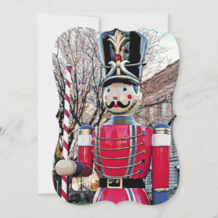 NUSSknacker/SPIELFÜHRERFIGURE/WEIHNACHTSDEKORATION Feiertagskarte