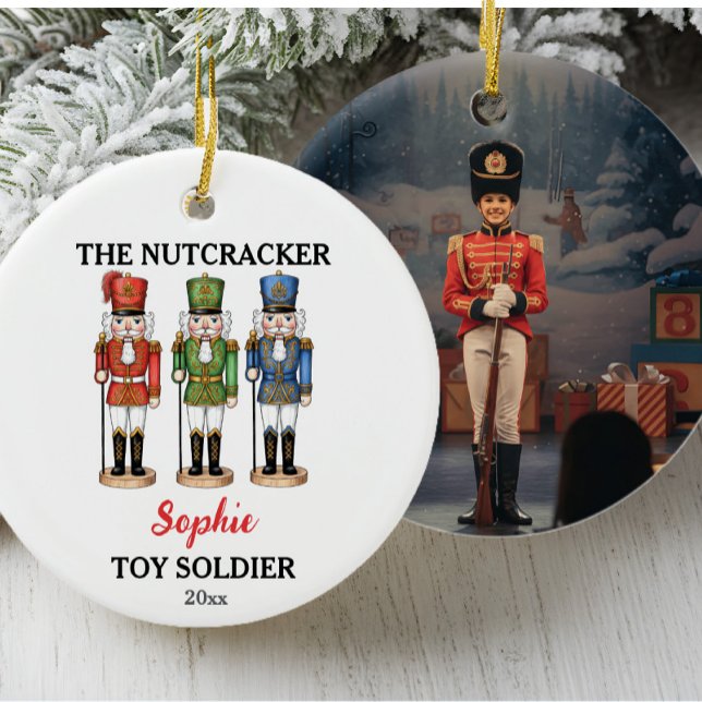 Nussknacker-Spielzeugsoldat Benutzerdefinierter Na Keramik Ornament (Von Creator hochgeladen)