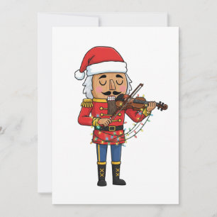Nussknacker Spielzeugsoldat Violine Klassisch Lust Dankeskarte