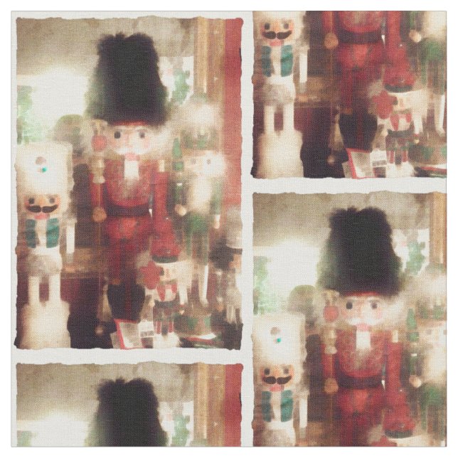 Nussknacker Stoff (Nahaufnahme)