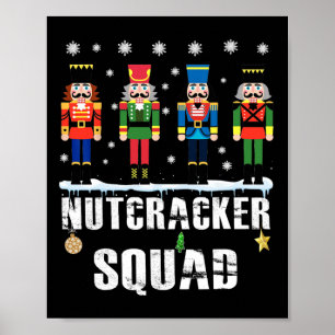 Nussknacker-Truppe Byllet Tanz passende Familien-W Poster