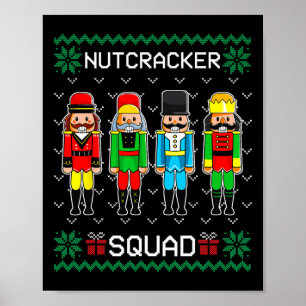 Nussknacker-Truppe Lasst Tanz-Weihnachten passend Poster