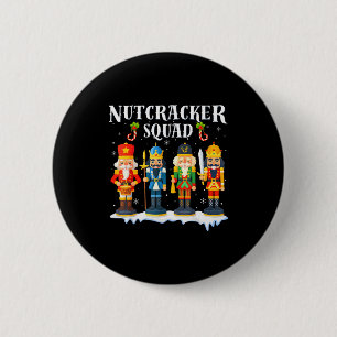 Nussknacker-Truppe Weihnachtsfeiertage Jungen Mädc Button