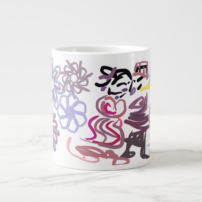 Nussknacker und Ballett Winter  Jumbo-Tasse (Vorderseite)