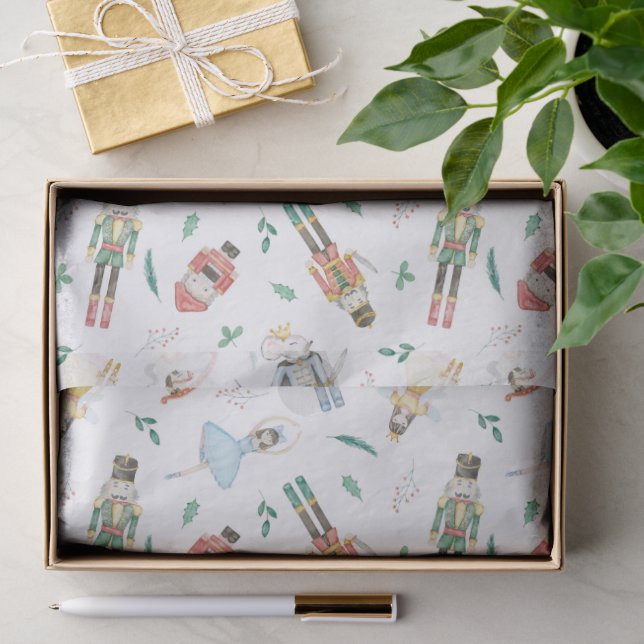 Nussknacker-Wasserfarbe Seidenpapier (Geschenk)