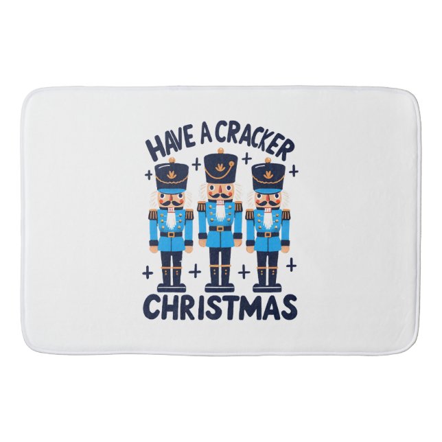 Nussknacker Weihnachten Badematte (Vorderseite)