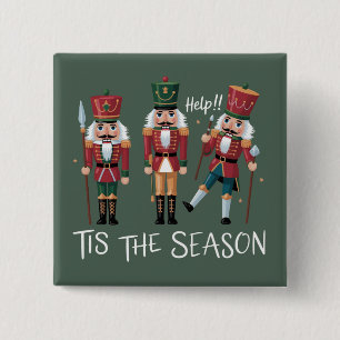 Nussknacker Weihnachten Die Saison Group Xmas Button