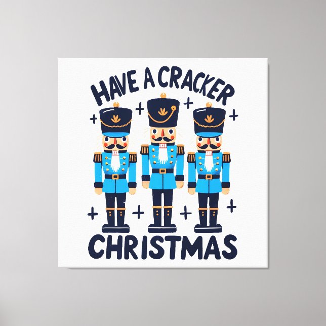 Nussknacker Weihnachten Leinwanddruck (Vorderseite)