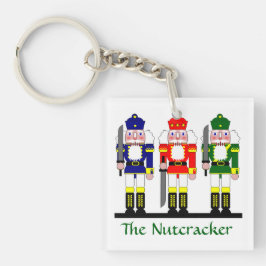 Nussknacker-Weihnachten personalisiert Schlüsselanhänger