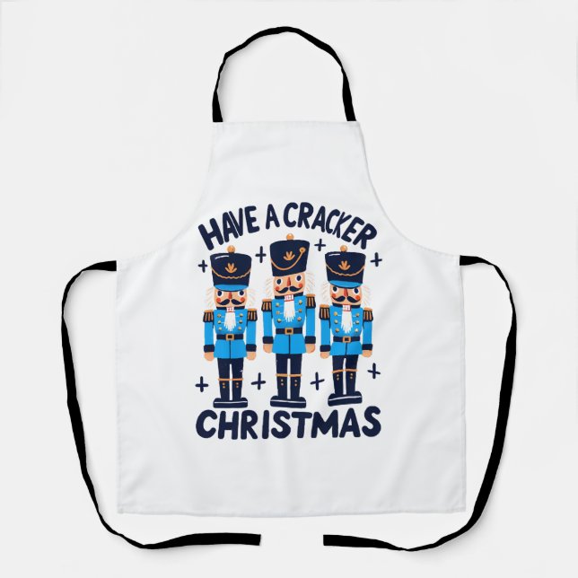 Nussknacker Weihnachten Schürze (Vorderseite)