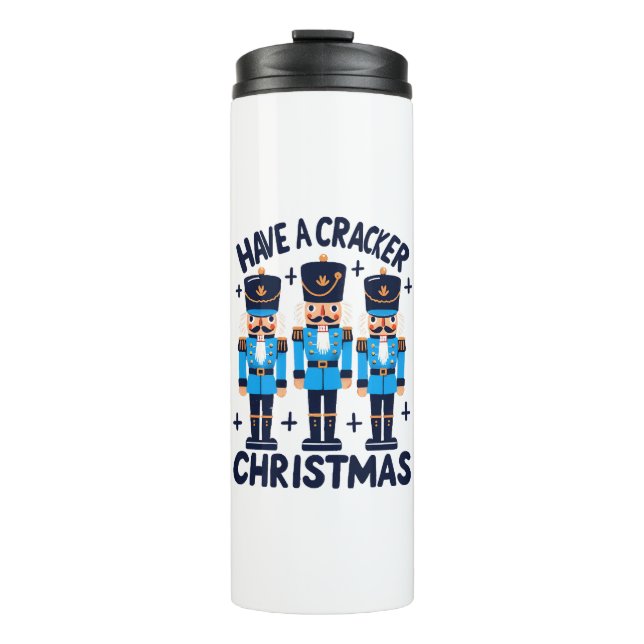 Nussknacker Weihnachten Thermosbecher (Vorderseite)