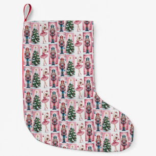Nussknacker Weihnachten Wasserfarbe Mädchenhaft Fe Kleiner Weihnachtsstrumpf
