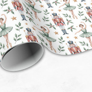 Nussknacker Weihnachts Ballerina Ballett Festlich Geschenkpapier