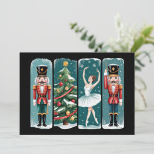 Nussknacker Weihnachtsballett Urlaubsszene Feiertagskarte