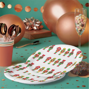 Nussknacker-Weihnachtsdekoration Pappteller