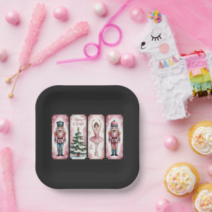 Nussknacker-Weihnachtsfeier-Geschenk Festlich Pappteller