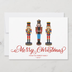 Nussknacker-Weihnachtsfeier-Grußkarte