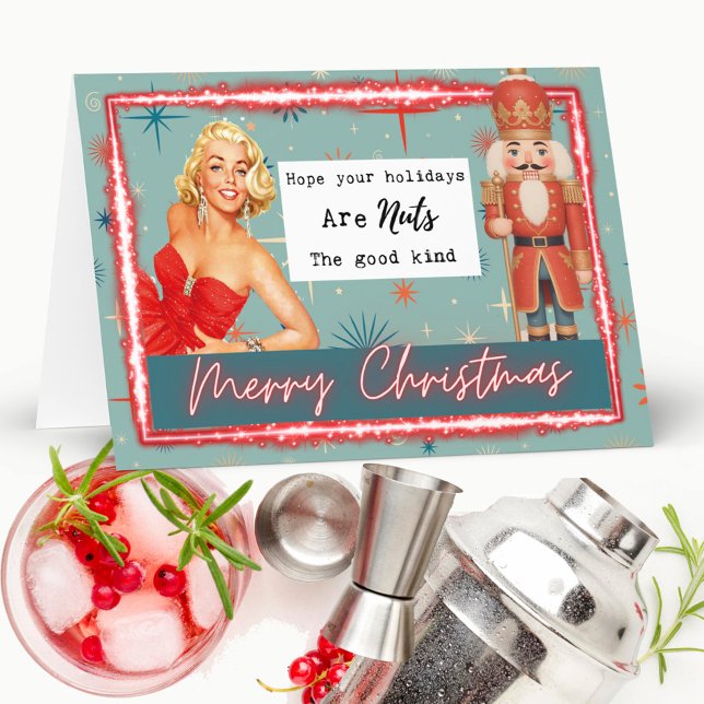 Nussknacker-Weihnachtskarte - Lustig - Retro - Bes Karte (Von Creator hochgeladen)