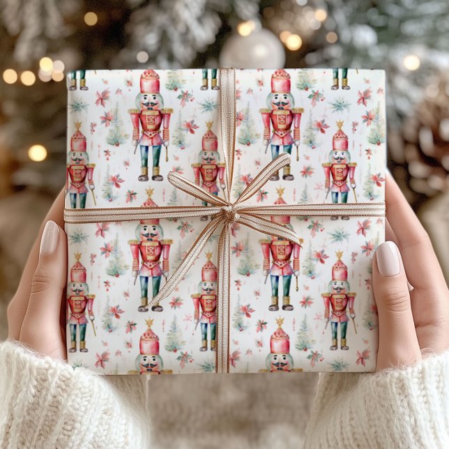 Nussknacker-Weihnachtspapier Klassisch Geschenkpapier (Von Creator hochgeladen)