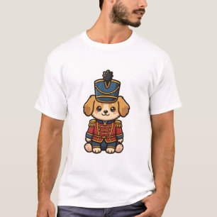 Nussknacker-Welpen-Weihnachts-T-Shirt T-Shirt