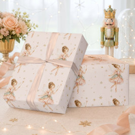 Nussknacker Zuckerpflaumenfee Weihnachten Geburtst Geschenkpapier