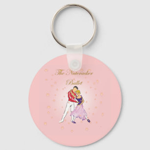 Nussknackerclara und ihr Prinz (Rosa) Schlüsselanhänger