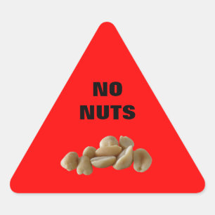 Nut Allergy Aufkleber