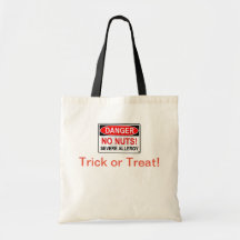 Nut Allergy Awareness Trick oder Treat-Beutel