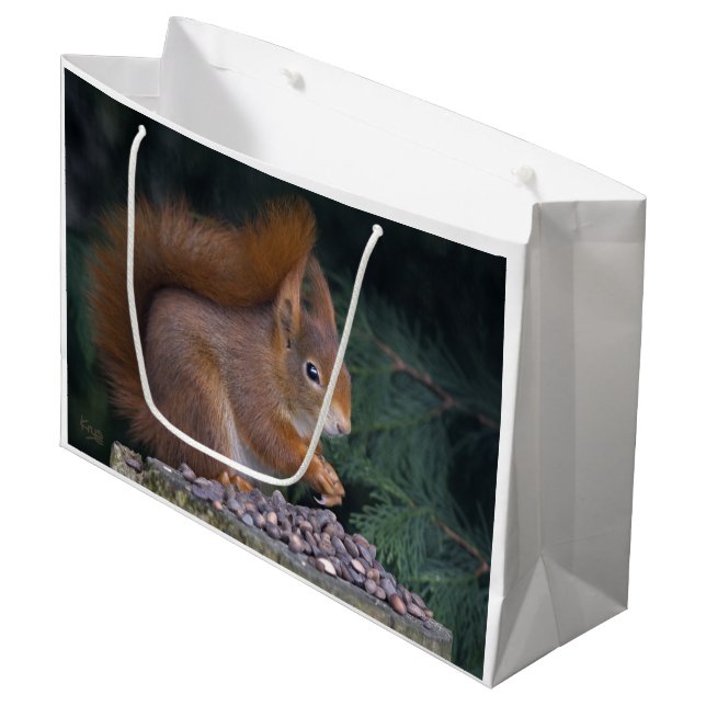 Nut Brunch Geschenktasche Große Geschenktüte (Vorderseite Schrägansicht)