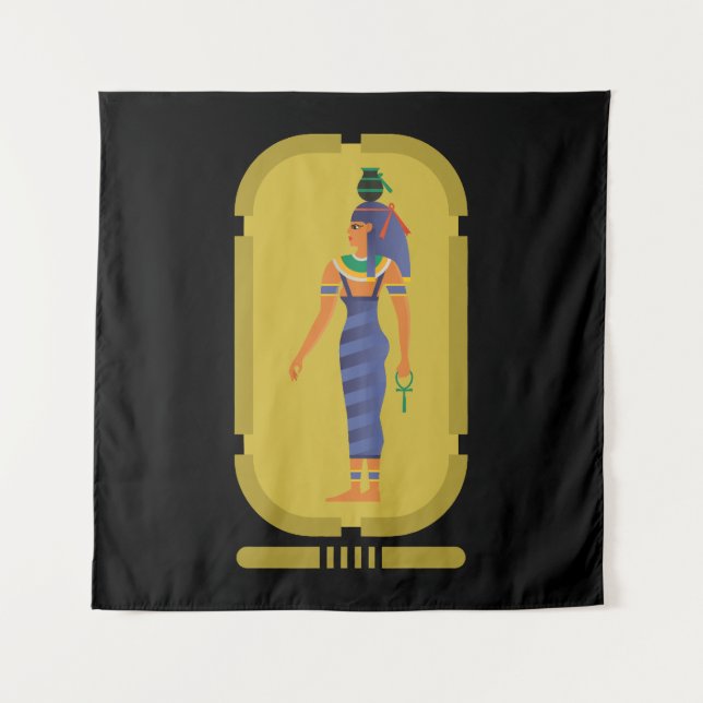 Nut Egyptian Goddess Tapestry Wandteppich (Vorderseite)