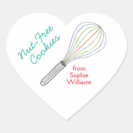 Nut free cookie labels / stickers