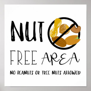 Nut freie Fläche benutzerdefinierte Farbe Keine Nu Poster