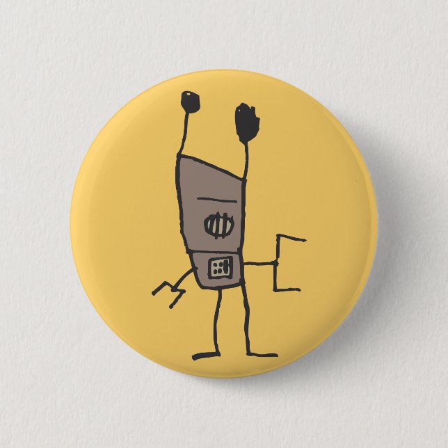 Nut-Roboter Button (Vorderseite)