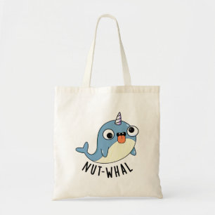 Nut-whal Funny Narwhal Pun Tragetasche